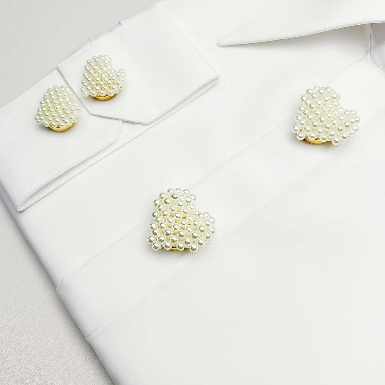 Heart Shaped Button Sets for Easy Shirt Decoration