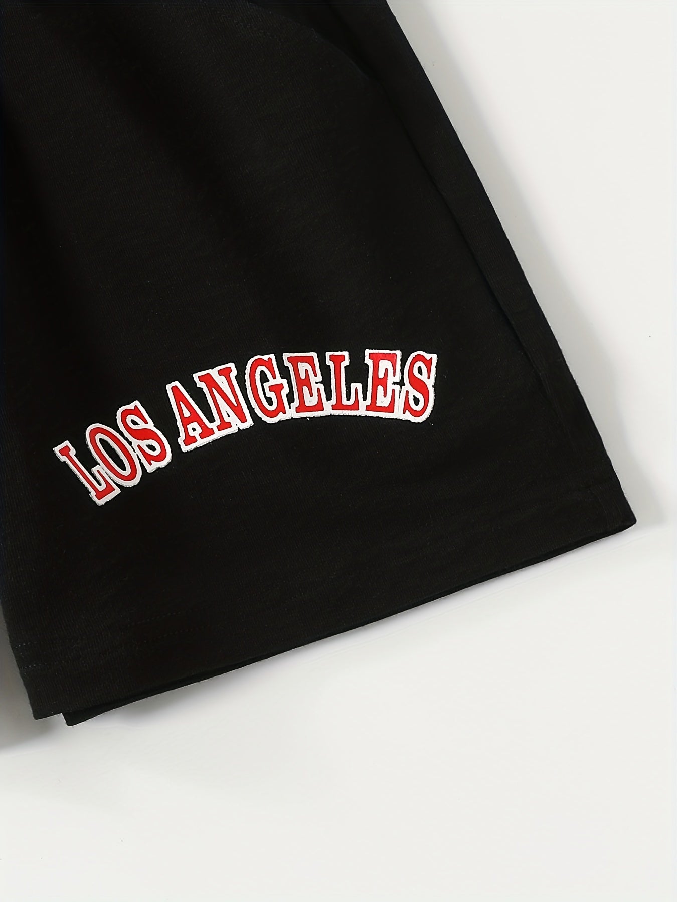 Toddler Boys Letter LOS ANGELES Graphic Shorts