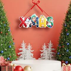 Christmas Tree Door Decoration for Party