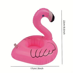 2pcs Inflatable Flamingo Watermelon Lemon Cup Holder