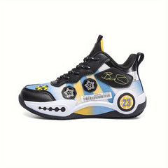 Men's Block Basketball Shoes Comfy Non Slip Sneakers