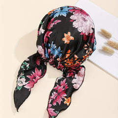 Floral Printed Pirate Hat Women's Hair Cap Turban Strap Headscarf