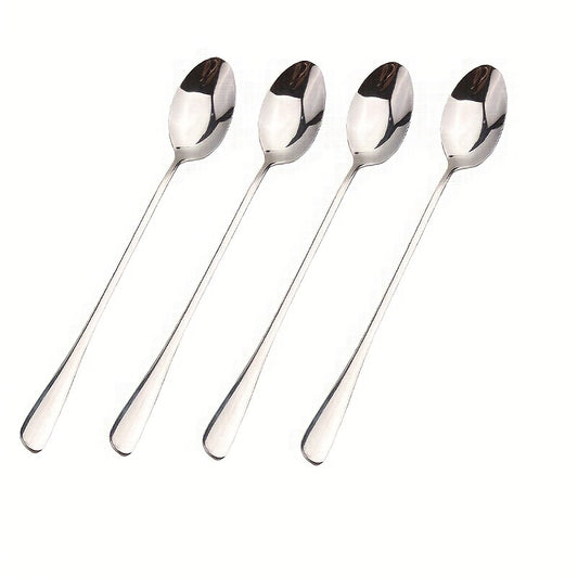 4pcs Stainless Steel Coffee Spoons Personalized Small Mixed Rice Spoons