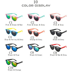 Kids Polarized Sunglasses Silicone Ultra Soft Glasses