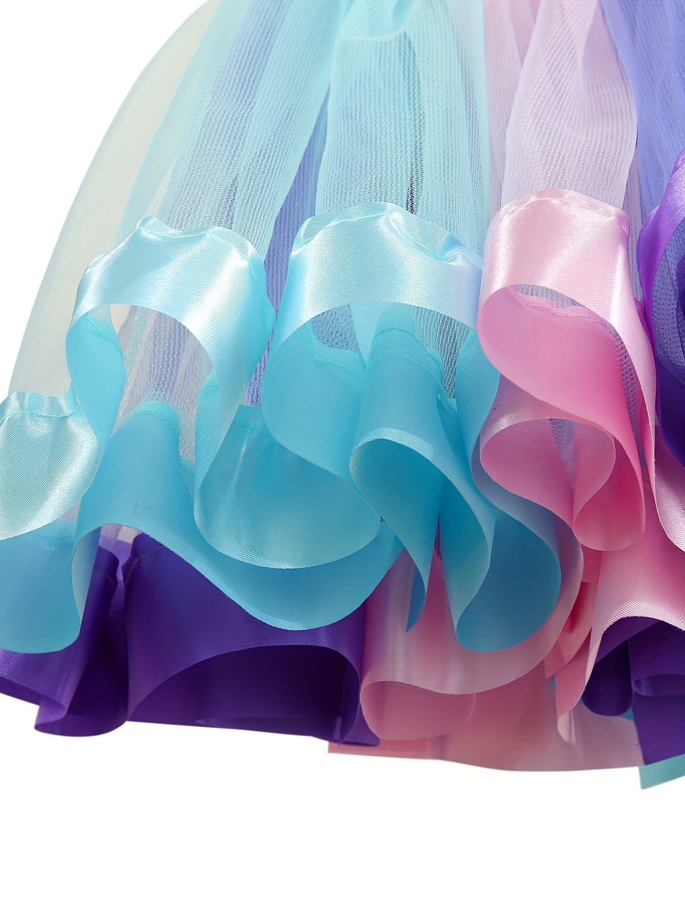 Girls Mermaid Costume Ballet Skirt Party Dance Tutu Skirt