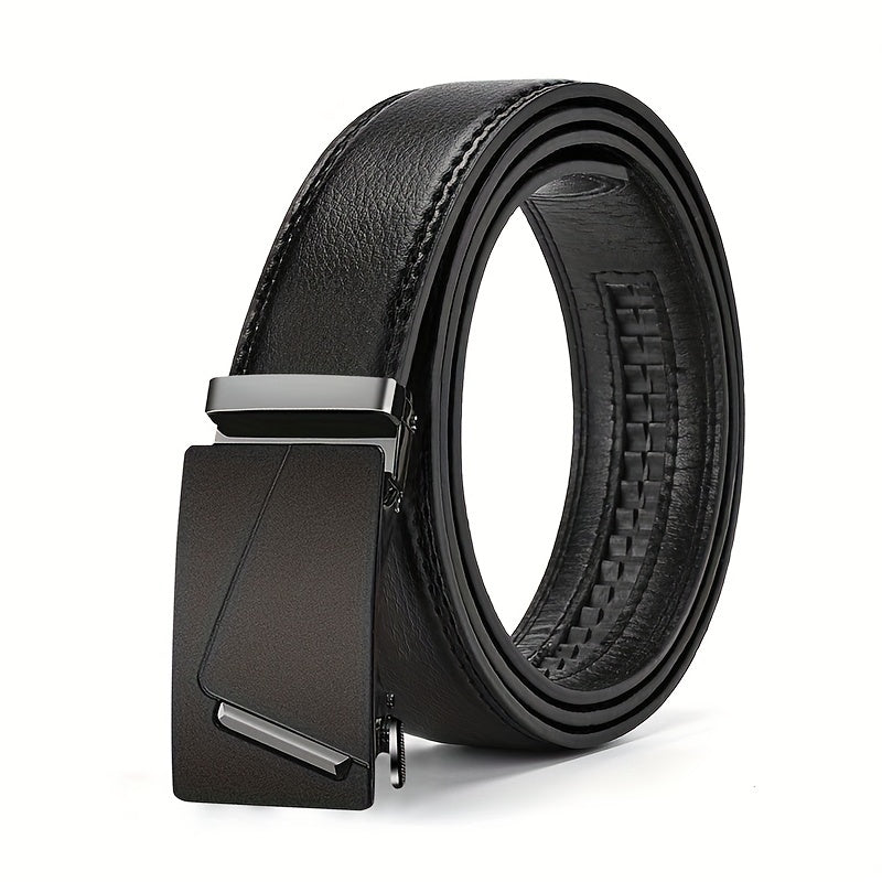 Men's Business Automatic Buckle Belt for Father's Birthday