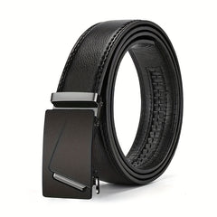 Men's Business Automatic Buckle Belt for Father's Birthday