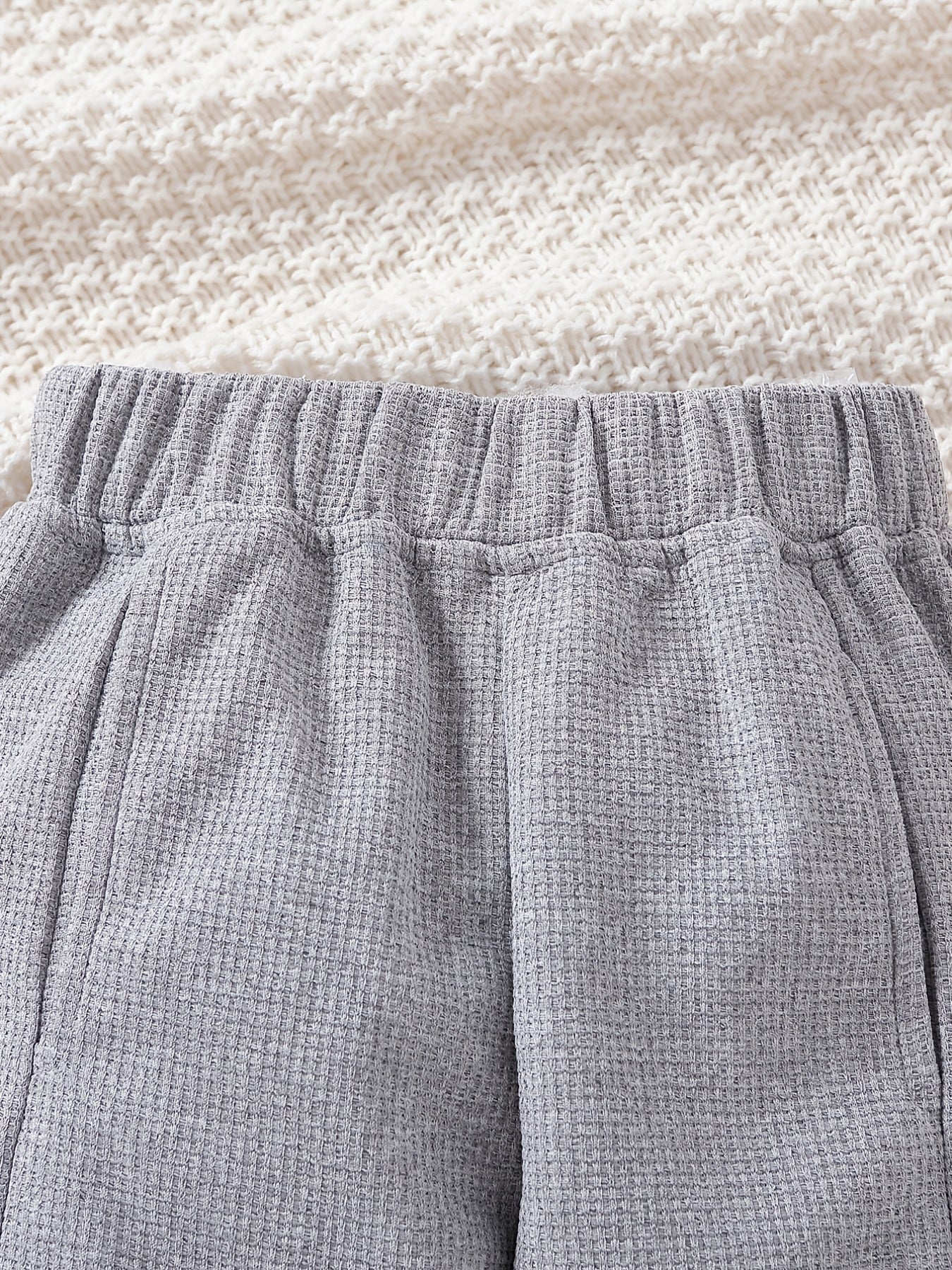 Boys Elastic Waist Sweatpants Casual Sports Jogger Cropped Pants