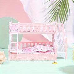 Doll House Furniture Double Bunk Sheets And Pillow Toys
