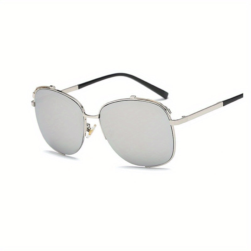 Unisex Oval Frame Personality Sunglasses UV Protection Windproof Sunglasses