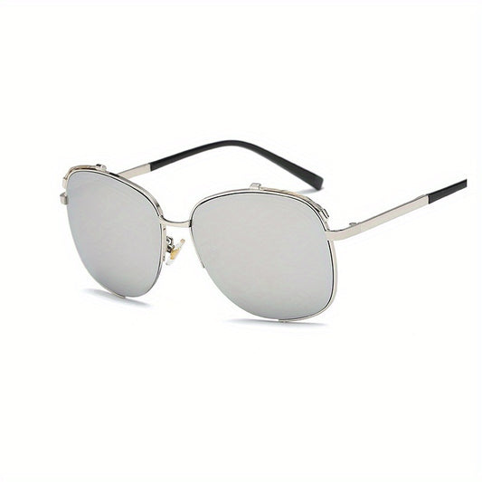Unisex Oval Frame Personality Sunglasses UV Protection Windproof Sunglasses