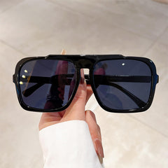 Leopard Brown Square Sunglasses UV Protection