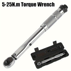1pc Adjustable Torque Wrench 1 4'' Drive Spanner Hand Tool Car Bike Motorbike