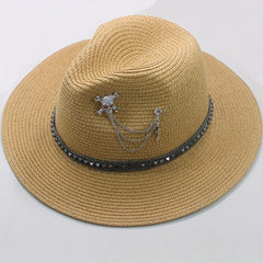 Punk Skull Sun Hat for Men and Women