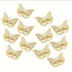 8pcs Butterfly Shaped Hair Clips Metal Hair Pins Hair Accessories For Women