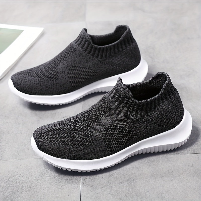 Breathable Lightweight Woven Shoes Soft Sole Shock Absorption Sock Shoes