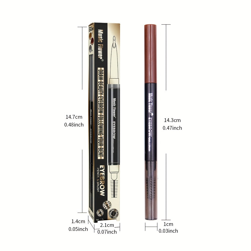 Waterproof Eyebrow Pencil Smudge Proof Long-lasting Matte Finish Pen