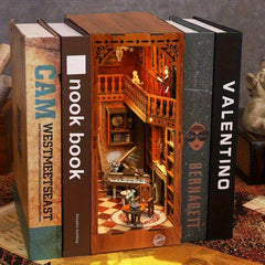 DIY Wooden Puzzle Book Stand - Green's Cabin Home Decoration