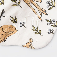 6-Layer Cotton Muslin Petal Bib for Babies