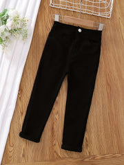 Toddler Girls Skinny Jeans Stretchy Tight Trousers Slim Fit Kids Clothes