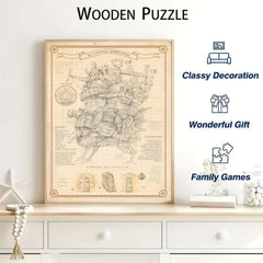 1000pcs Moving Castle Hand Drawn Jigsaw Puzzle