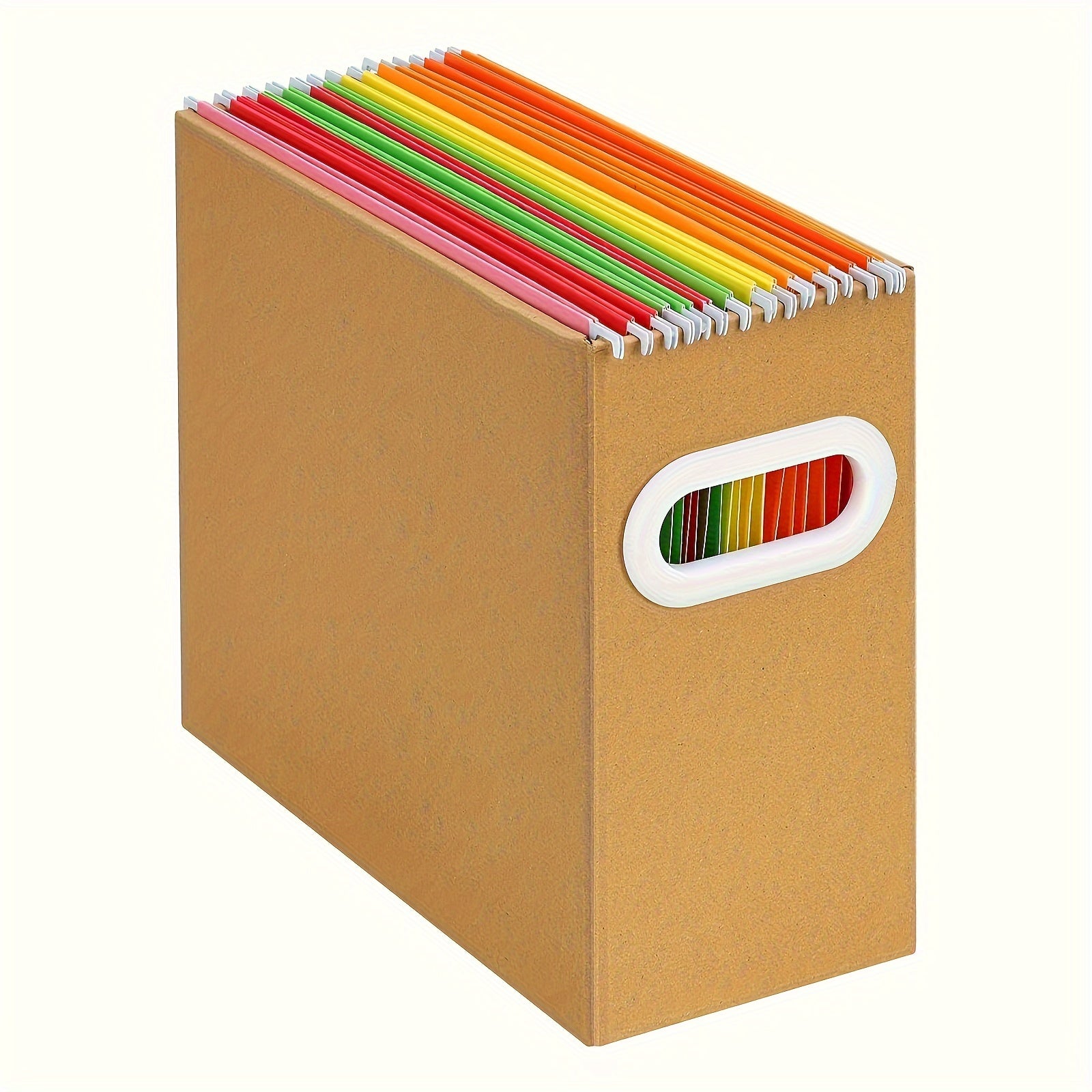 3pcs Durable Office Document Storage Box Organizer Space Saving