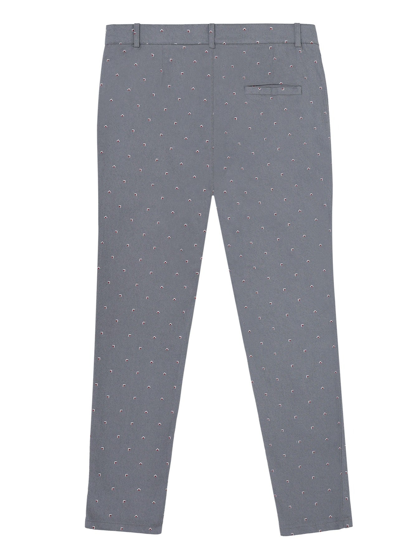 Men's Geometric Stretch Slim Casual Pants