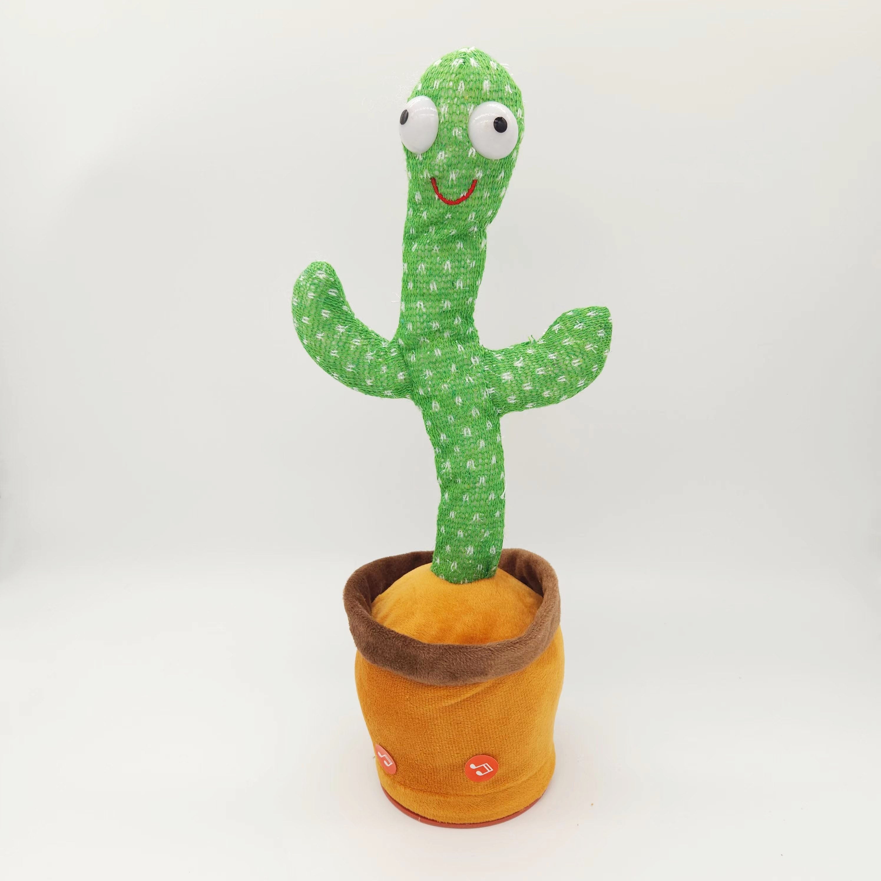 Swing Cactus Plush Doll for Kids - Battery Operated Dance & Sing Toy - Number 7