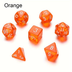 7 Piece Sided Dice Set for Party Fun