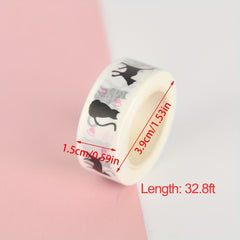 1 Pc Cartoon Cat Paper Washi Tapes Decorative Adhesive Tapes