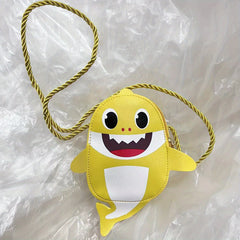 Shark Shape Crossbody Bag Mini Shoulder Bag Coin Purse For Girls