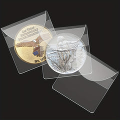 PVC Coin Bag Set Coin Protection Sleeve Plastic Coin Sleeve