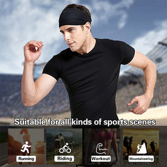 5pcs Quick Drying Yoga Sweat Headband for Fitness Running