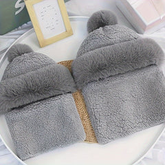 Winter Ear Protection Hat Windproof Outdoor Cycling Hat Thickened Warm Keeping