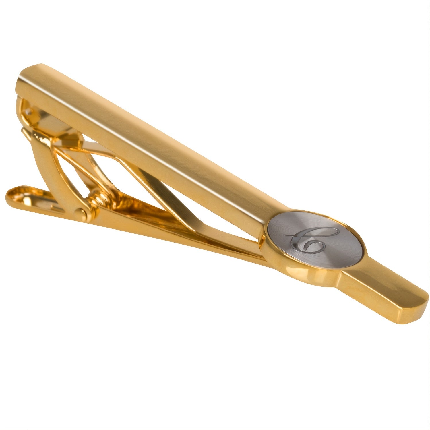 Business Casual Letter Print Copper Tie Clip Gift For Men A N