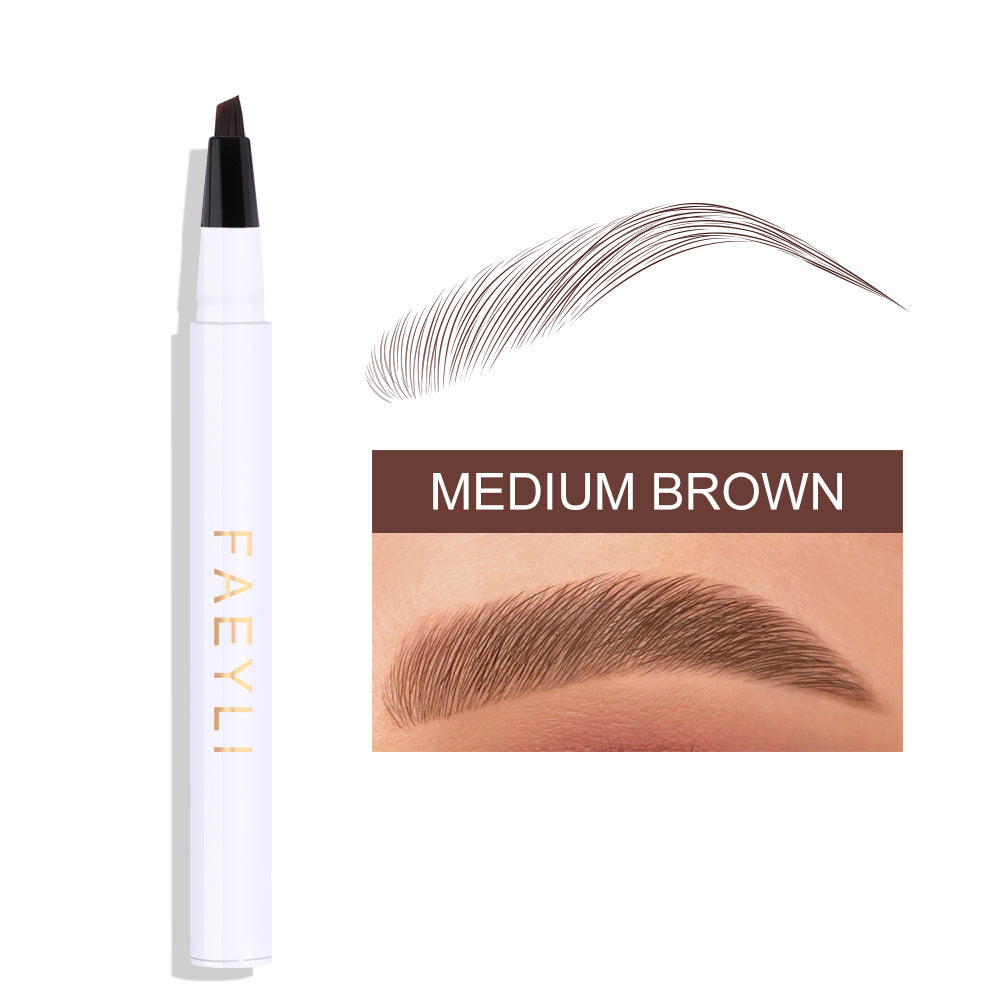 Waterproof Blonde Eyebrow Pencil Long Lasting Easy Color Microblade