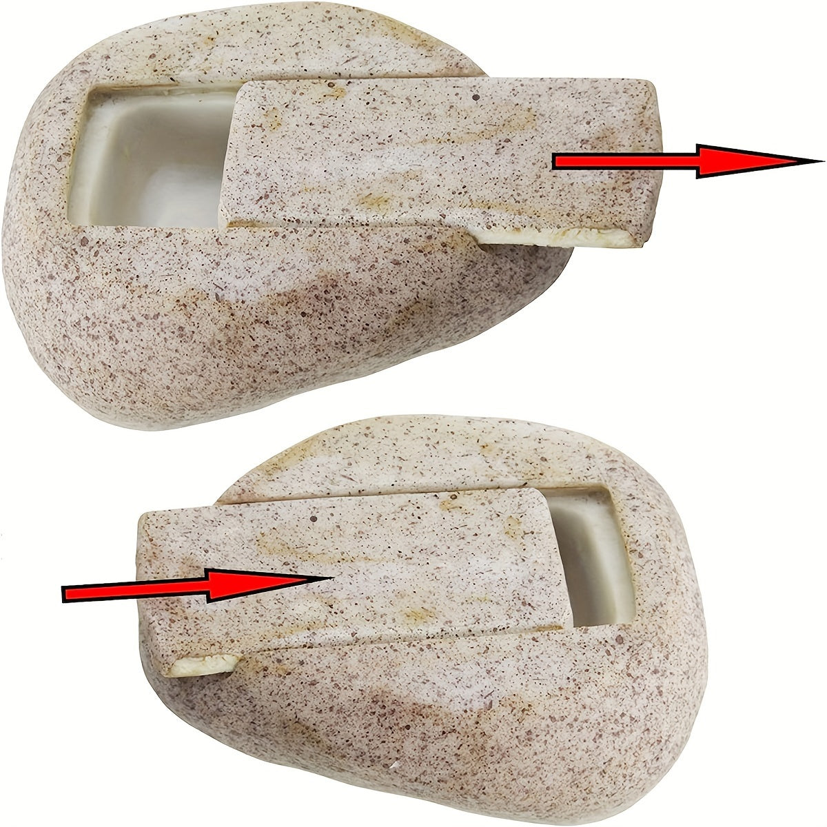 Simulation Stone Key Box Outdoor Garden Storage Container