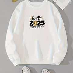 Happy Year Iron On Heat Transfer Sticker DIY Decal for T Shirts Hoodies