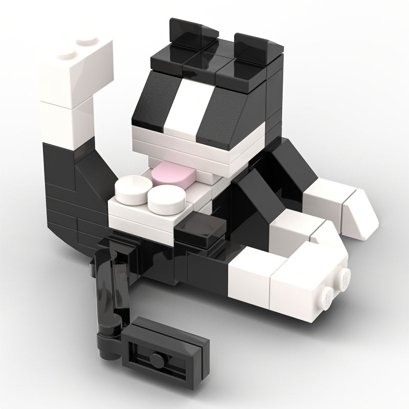 Creative Cat Building Blocks DIY Toy