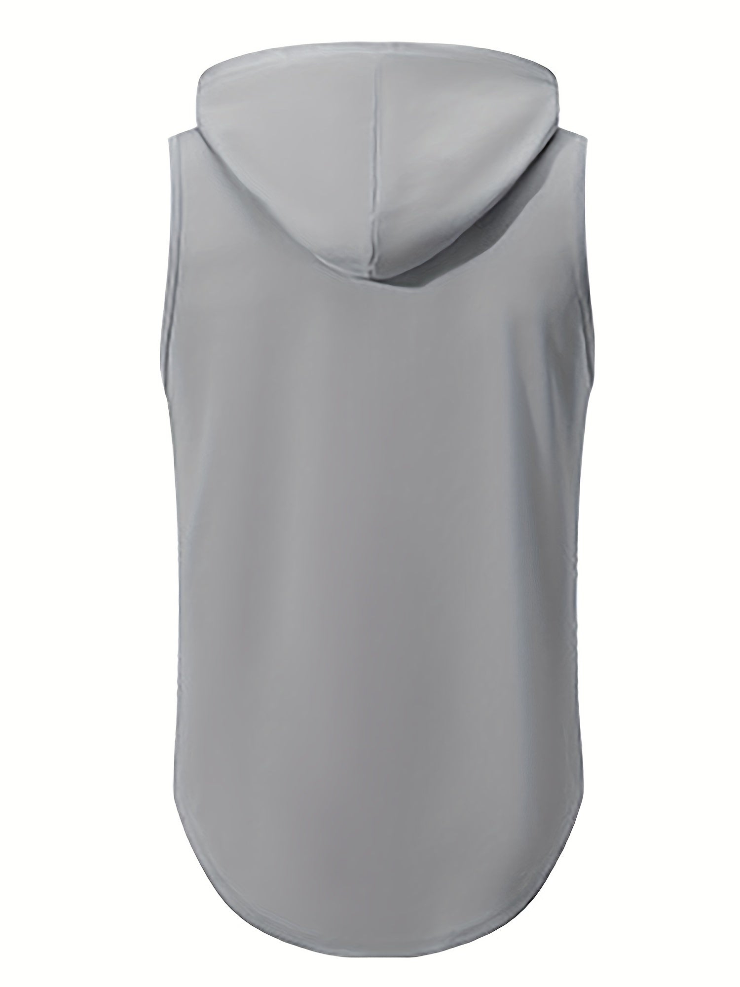 Breathable Men's Hooded Sleeveless Vest for Running
