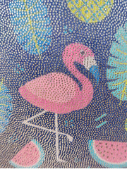 Flamingo Watermelon Gymnastics Outfits Girls Dance Suit