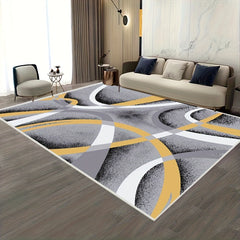 Large Modern Geometric Area Rug with Anti-slip Backing - 5.90 x 8.53ft