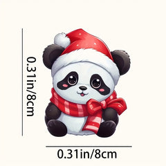 Panda Acrylic Phone Pendant Christmas Tree Decoration