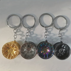 Stylish Car Wheel Hub Keychain