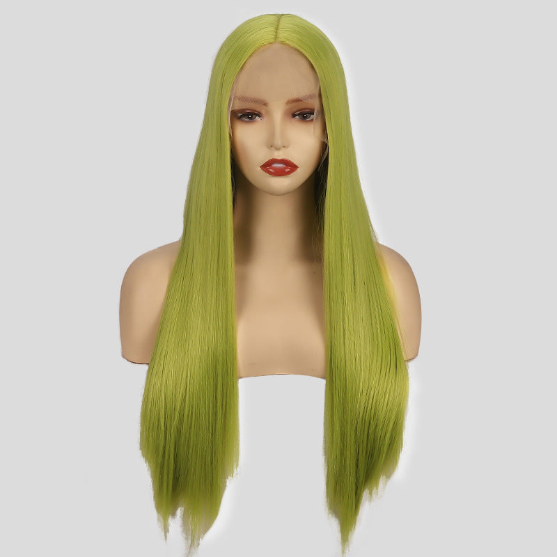 Long Straight Lace Front Wig 26 Inch Synthetic Wig for Women