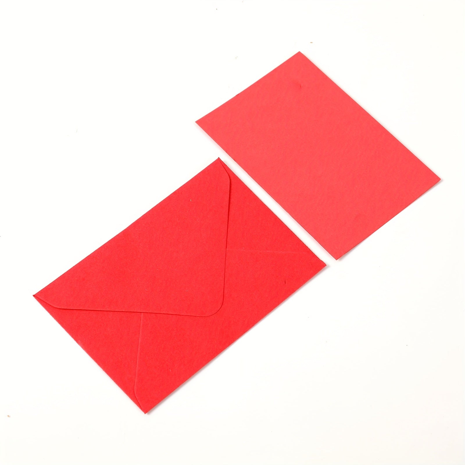100 Mini Envelopes & 100 Blank Cards - Colorful Flat Cards for Weddings