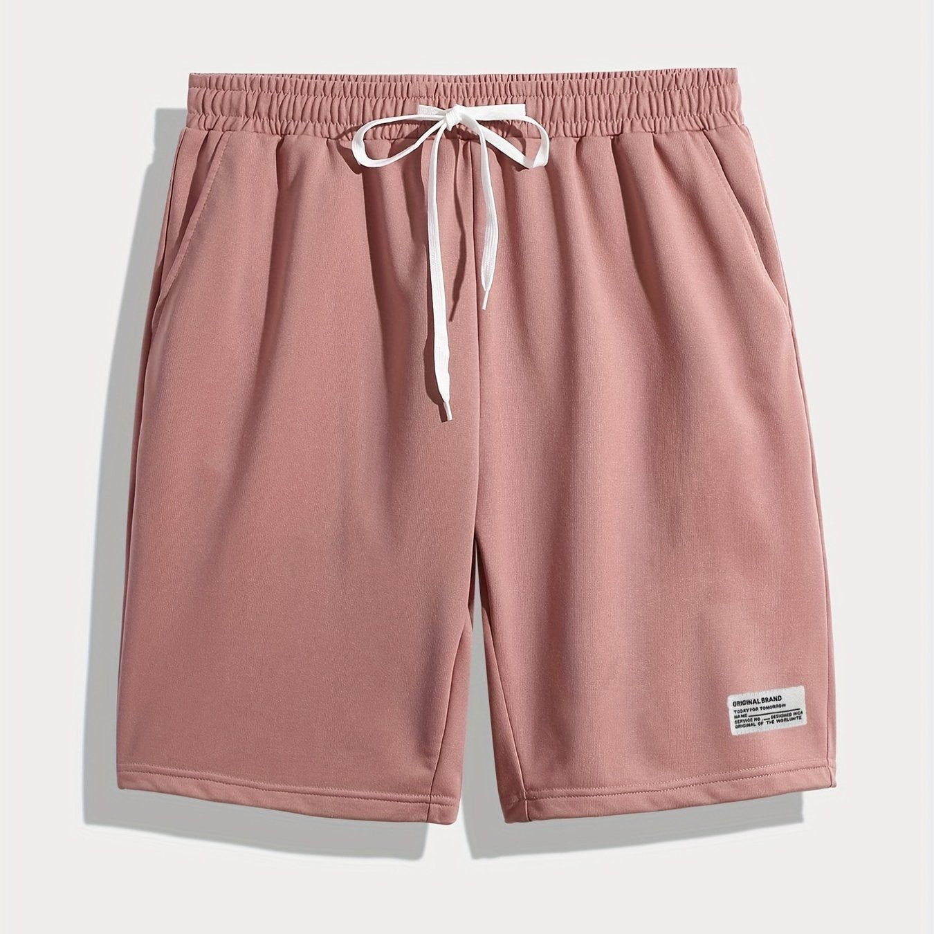 Men's Stretch Drawstring Knit Shorts for Summer