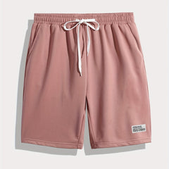 Men's Stretch Drawstring Knit Shorts for Summer