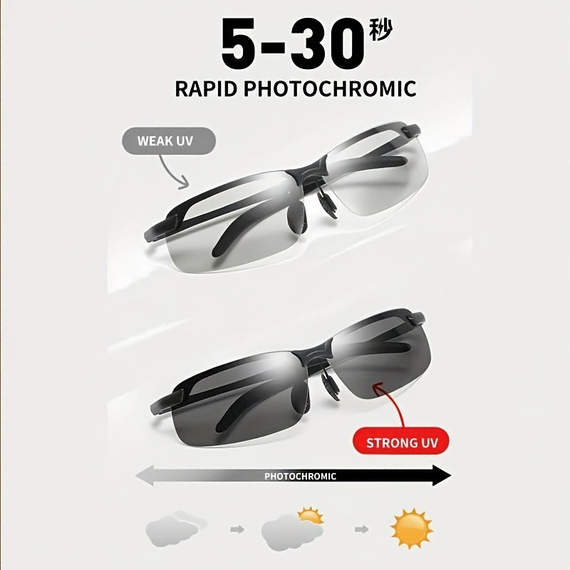 Metal Frame Polarized Sunglasses for Men