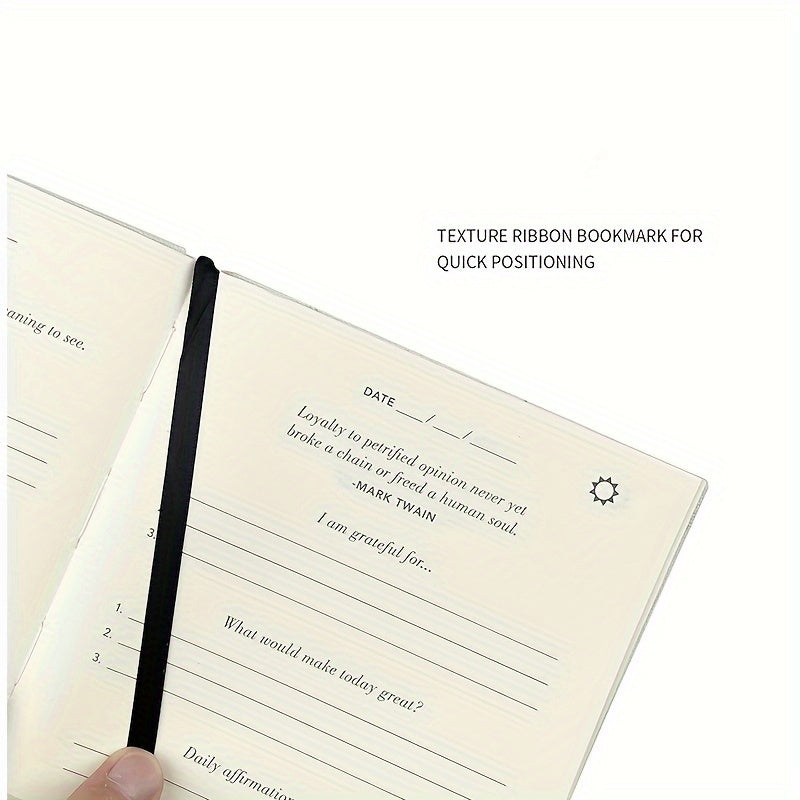 A5 Thickened Notebook English Version Planner Daily Journal